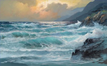 Seascape Painting - abstract seascape 024